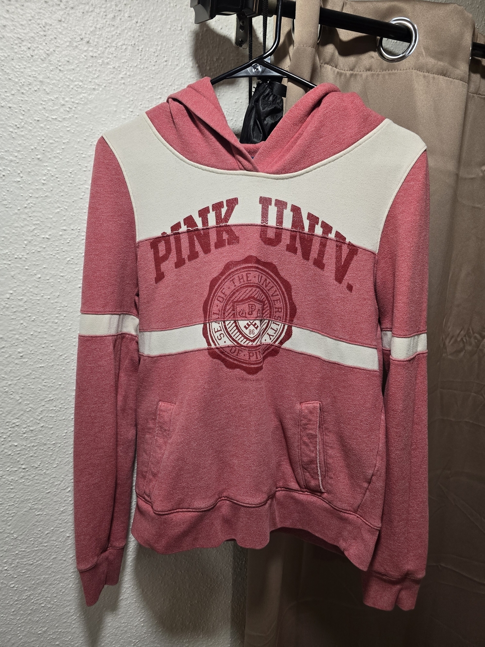 PINK Victoria's Secret® University Pink Hooded Pullover Sweatshirt